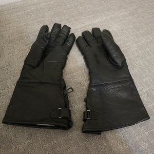 Motorcycle gloves - size L - gauntlet style